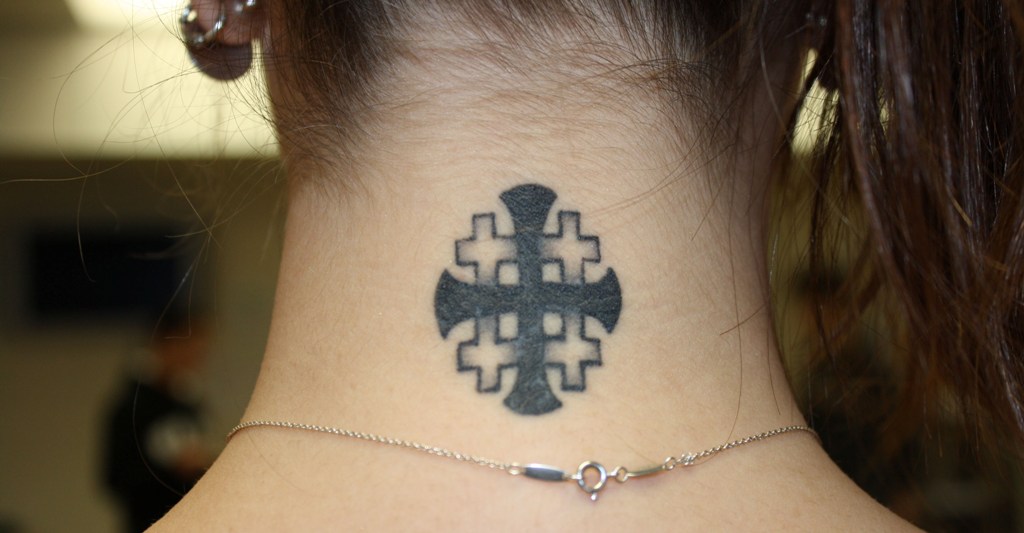 jerusalem cross tattoo