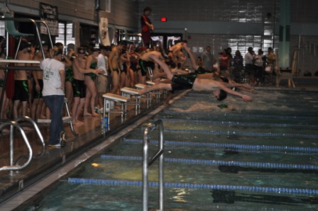 Swim Team Sweeps in First Meet of Season