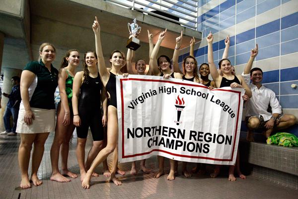 Girls swim captures regional title