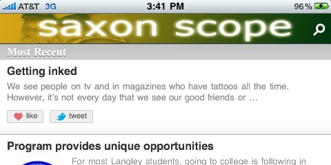 Saxon Scope iPhone App