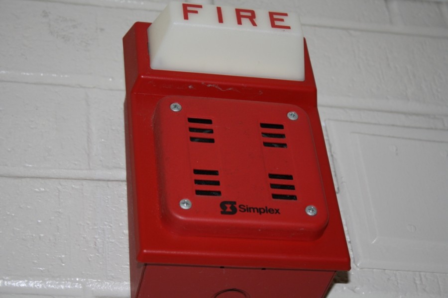 Double fire alarm causes irritation