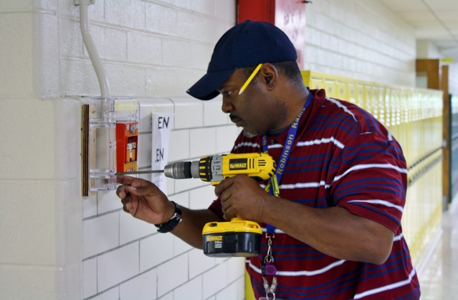 New fire alarm covers installed