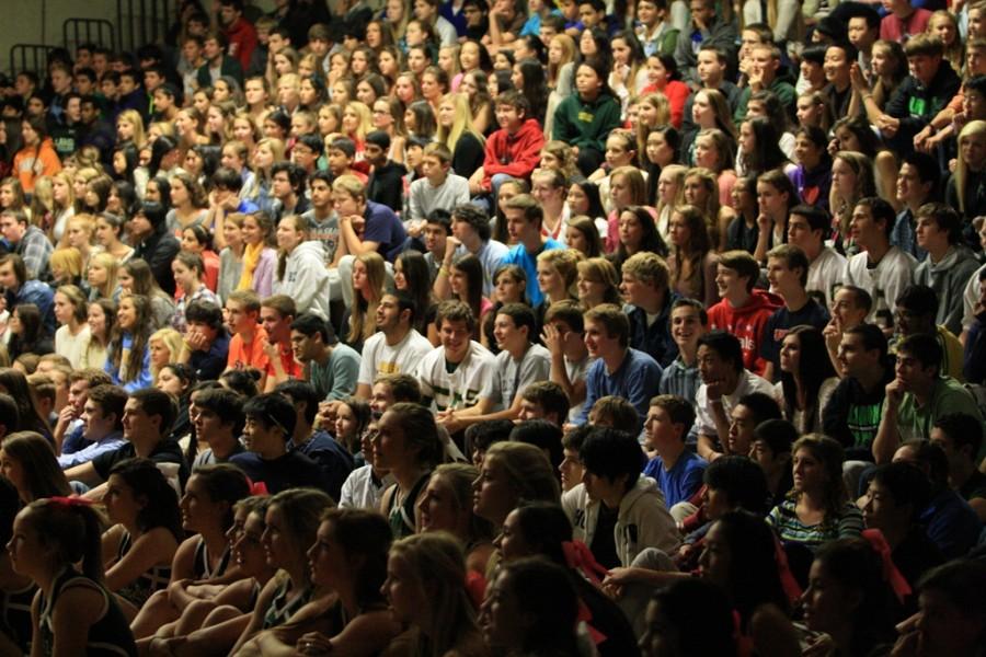 Students gather for Pride Assembly