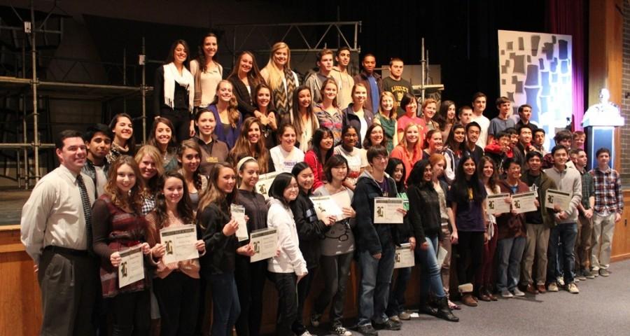 Students honored at Academic Letter Presentation