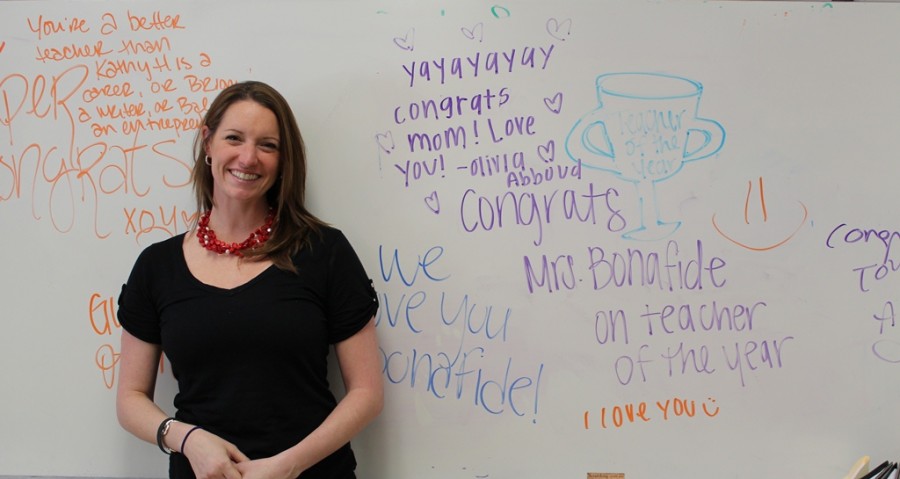 Teacher of the Year: Ms. Bonafide