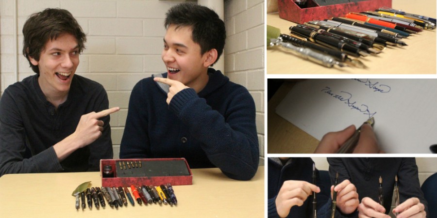 Beyond the ballpoint: Two seniors collect pricey pens