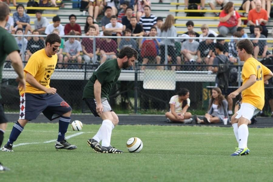 Faculty soccer game starting 11