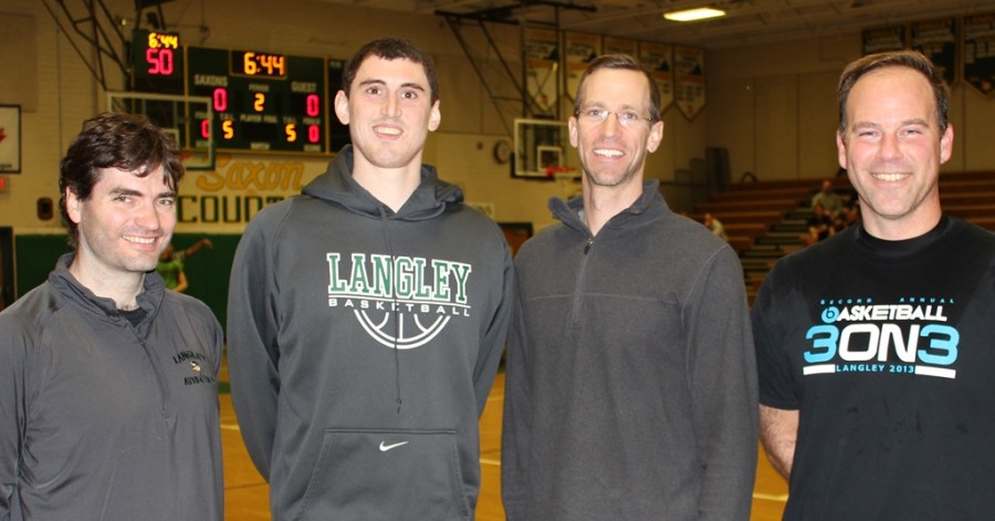 Mr. Kissling, Kuhn, Herzig, and Whitehorne clench 2014 Langley 3-On-3 Basketball Title