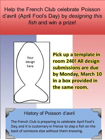 Le poisson d'avril