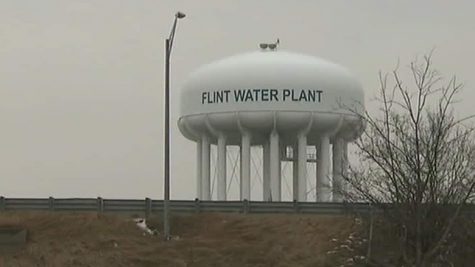 Water container in Flint, Michigan.