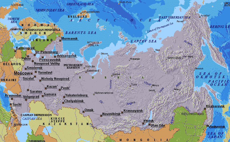 A map of Russia represents the language and culture that countless Langley students are exploring in class with Langley’s beloved Russian teacher, Mr. Cukierman