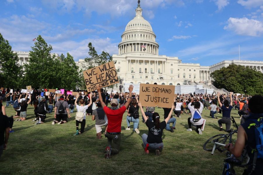 Langley's recent actions to deescalate casual racism coincide with the nationwide protests against police brutality in the wake of George Floyd's death (Photo by Arielle Moore).