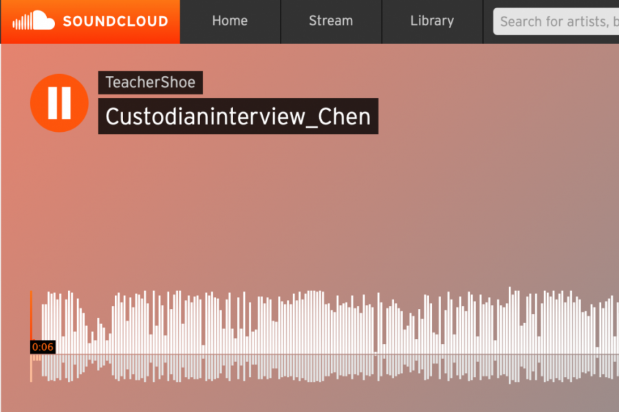 Lucy Chen's podcast regarding custodians is featured on SoundCloud (Photo via SoundCloud).