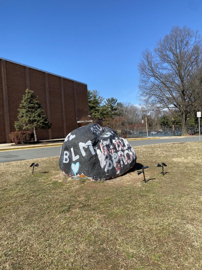 McLean Rock Vandalized with “All Lives Matter” Graffiti
